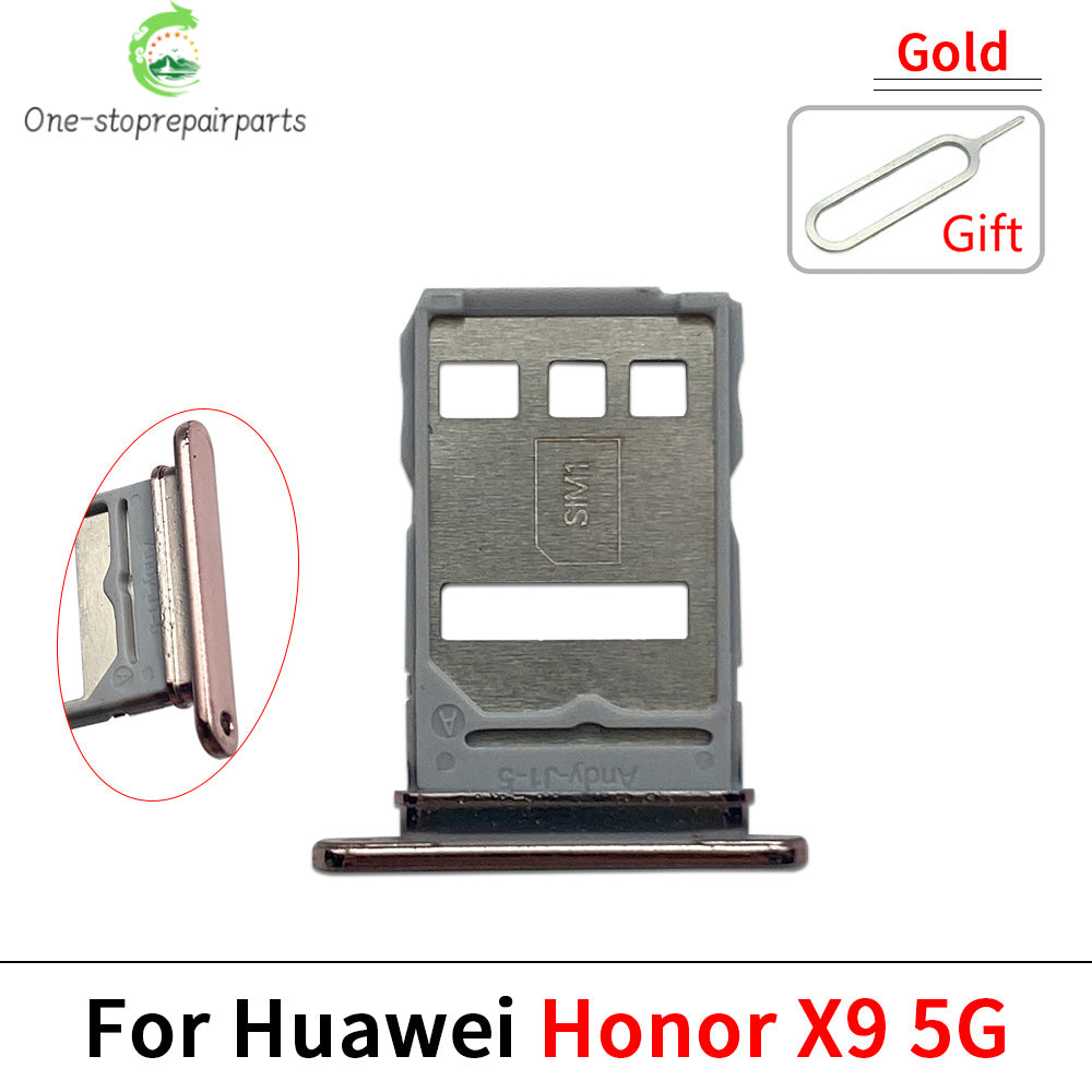 10Pcs/Lot, New SIM Card Tray Slot Holder Adapter Accessories For Huawei Honor X9 X9A X9B 4G 5G Repair Parts Huawei phone repair parts