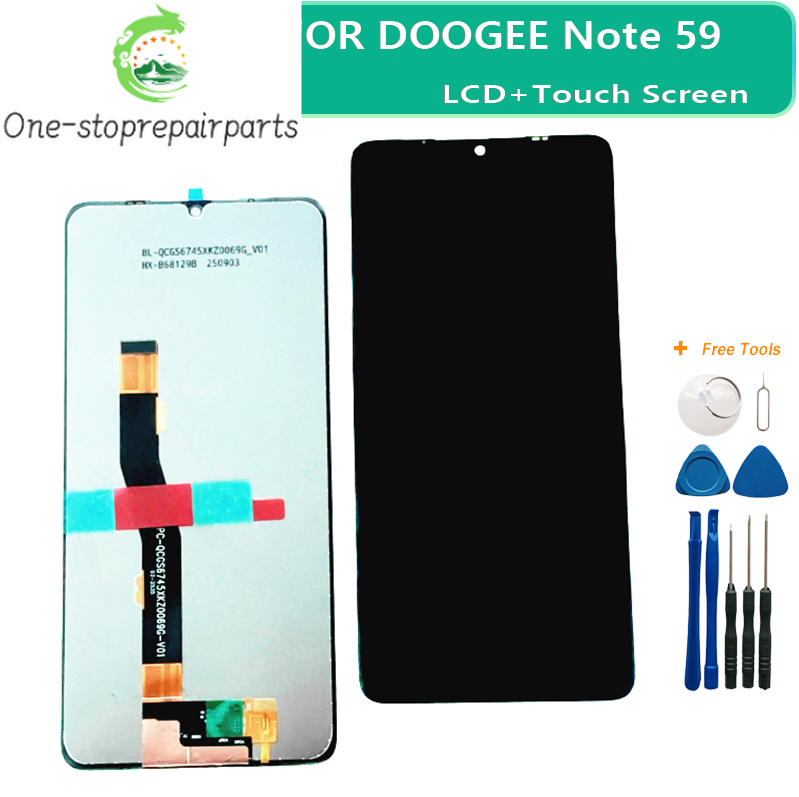Original Lcd For Doogee Note 59 Note59 Pro Note59 Pro+ Cell Phone Touch LCD Display Screen Assembly Digitizer Glass Repair Parts Doogee phone repair parts