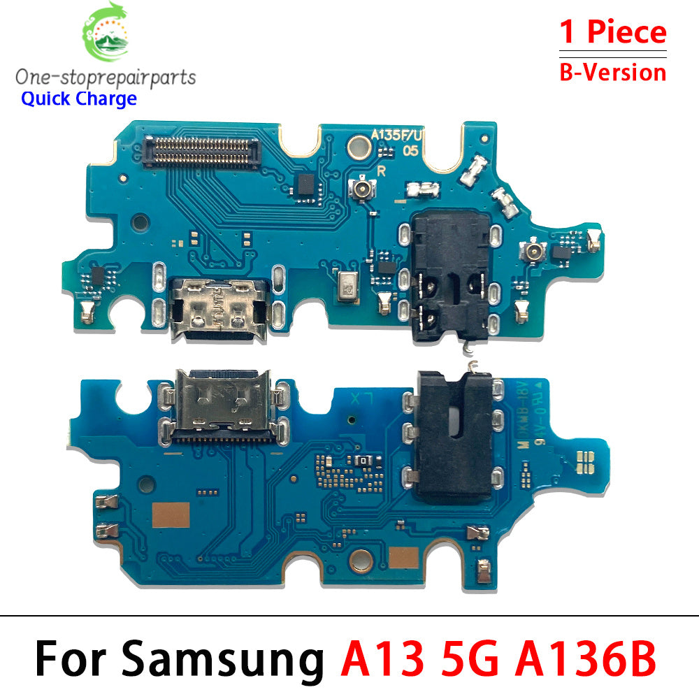 For Samsung A13 A23 A33 A53 A52 A72 A14 A24 A34 A54 4G 5G USB Charging Port Dock Charger Connector Board With Micro Flex Cable Samsung phone repair parts