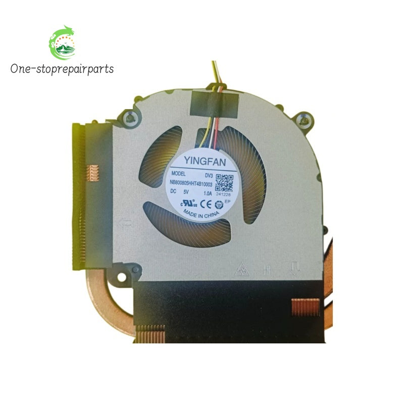 NEW ORIGINAL Laptop CPU GPU Cooling Fan With Heatsink For Clevo V250 V265KNP 6-31-V265N-KA2 5V2 DV3 Clevo laptop repair parts