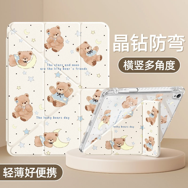 For 2026 new huawei matepad115s protective case air12 tablet cover 11.5 with pen slot pro12.2 magnetic buckle se10.4 For glory x10 anti-drop 9/8 cheese cat Tablet Accessories