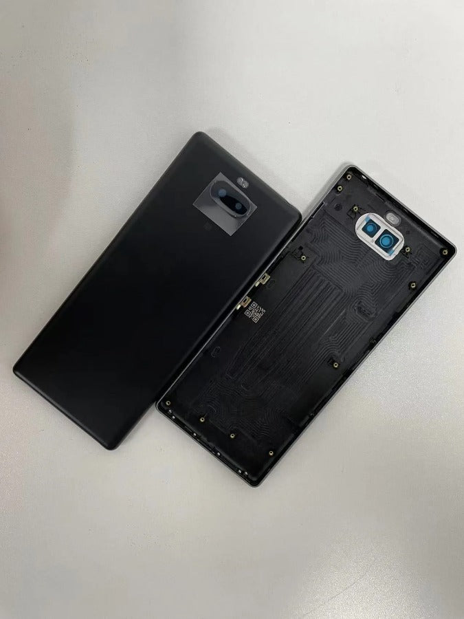 Original 6.0" For Sony Xperia 10 Back Battery Cover Glass Housing Rear Door Case Parts With Camera Lens Replacement Sony phone repair parts