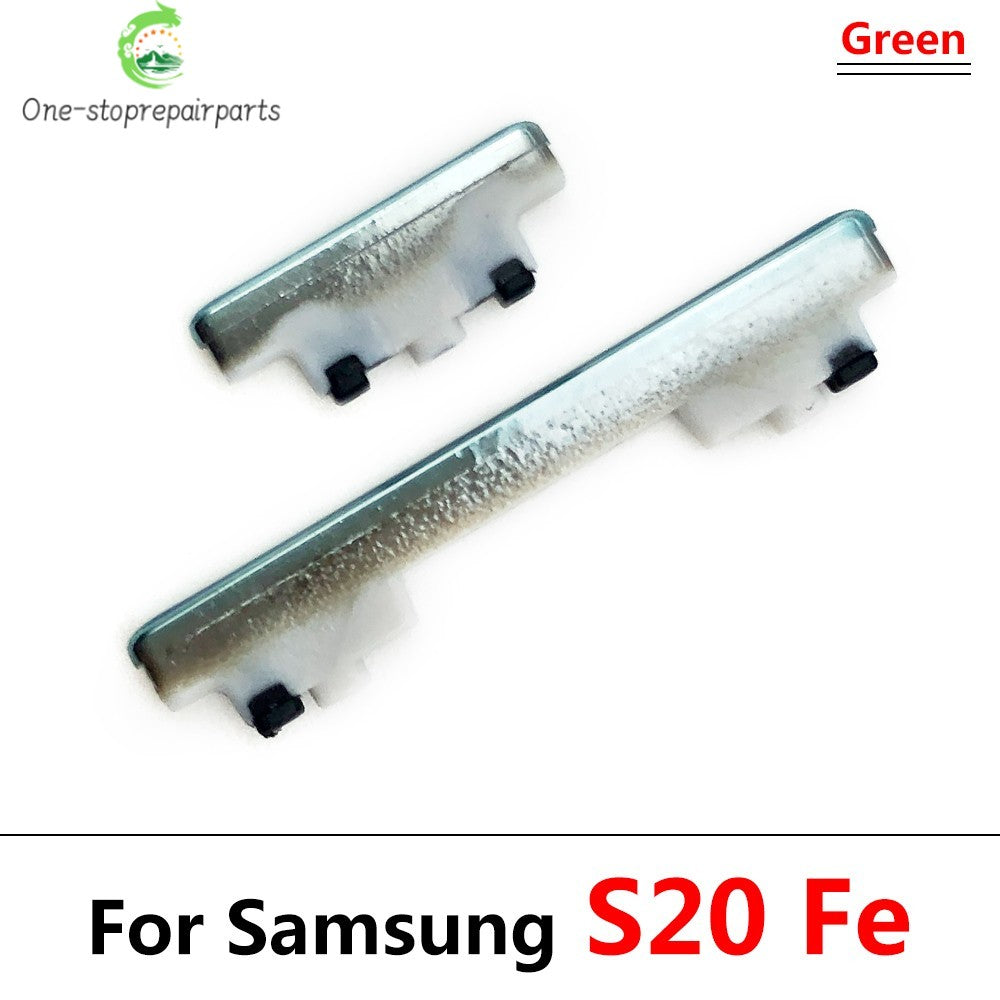 10Pcs/Lot, New Power Button + Volume Side Button For Samsung S20 / S20 Plus / S20 Ultra / S20 Fe Samsung phone repair parts