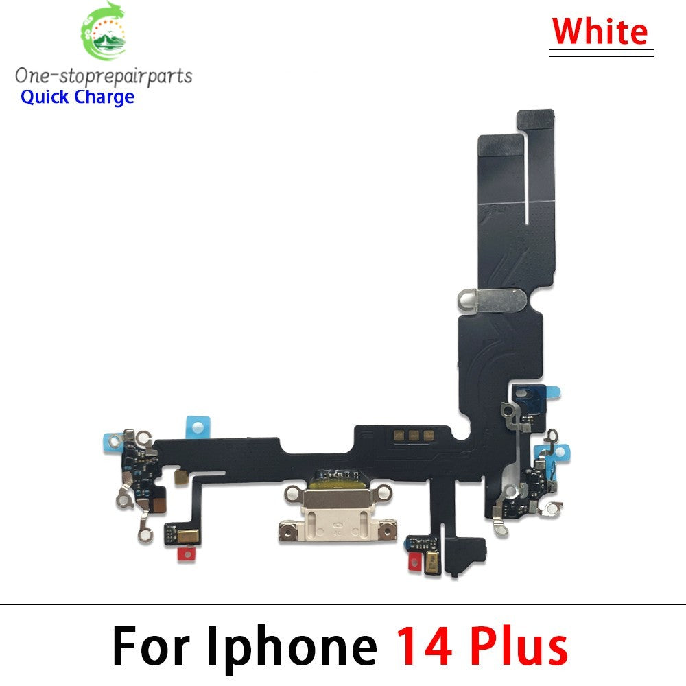 New For iPhone 14 Pro Max Plus USB Charge Port Jack Dock Connector Charging Board Flex Cable iPhone phone repair parts