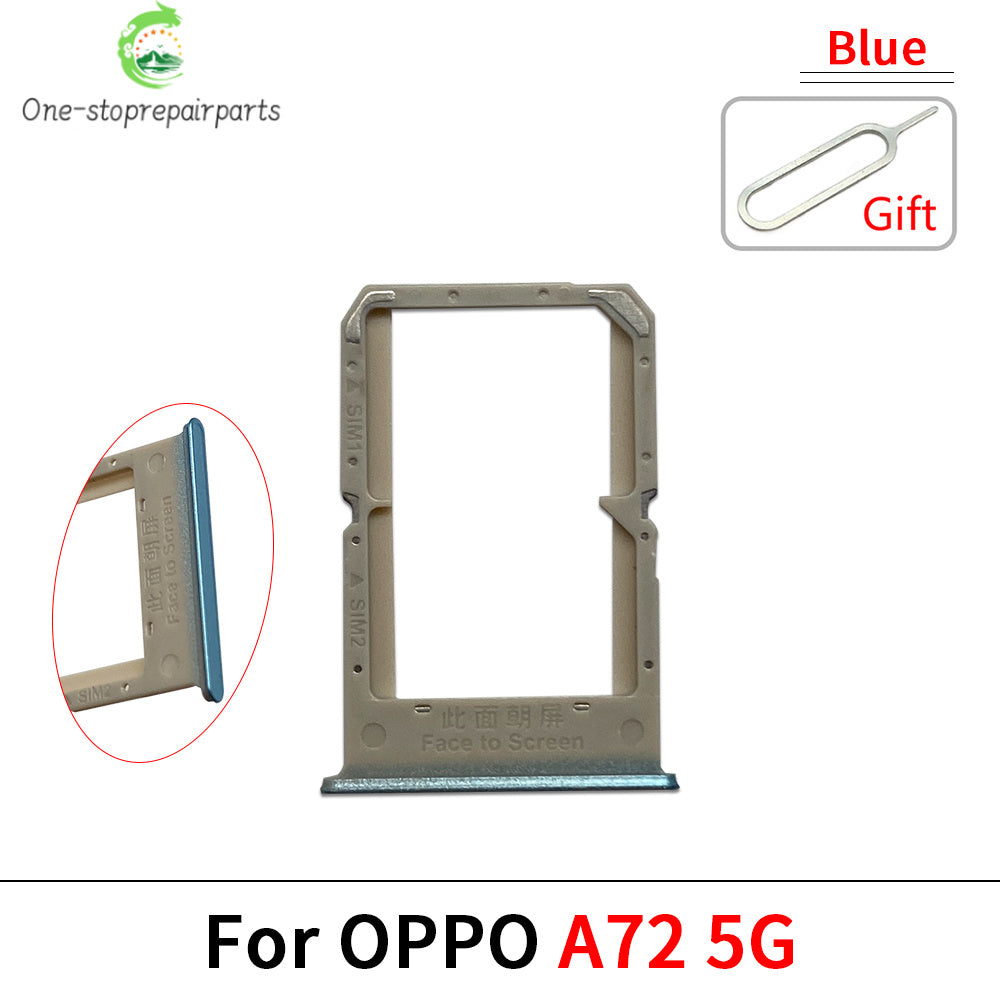 New For OPPO A72 A74 A77 A77s A78 4G 5G SIM Card Tray Slot Holder Adapter Accessories OPPO phone repair parts