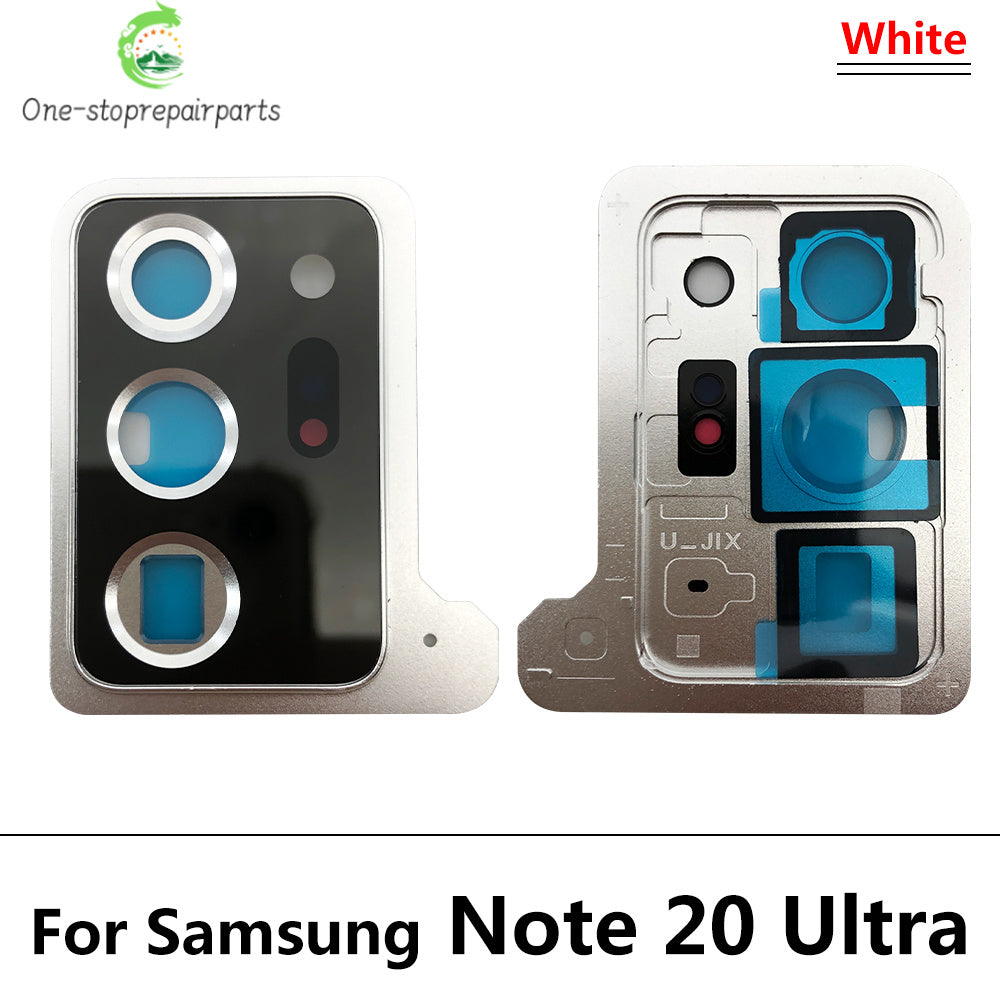 Housing Back Rear Camera Glass Lens With Cover Frame Holder For Samsung Note 20 / Note 20 Ultra / Note 10 Plus / Note 10 Lite Samsung phone repair parts