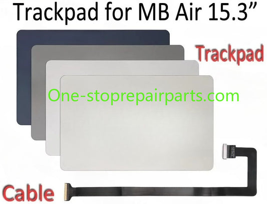 New A2941 A3114 A3241 Touchpad for Macbook Air Retina 15" Trackpad w/ Flex Cable Grey Silver Starlight Midnight Sky Blue Color Macbook repair parts