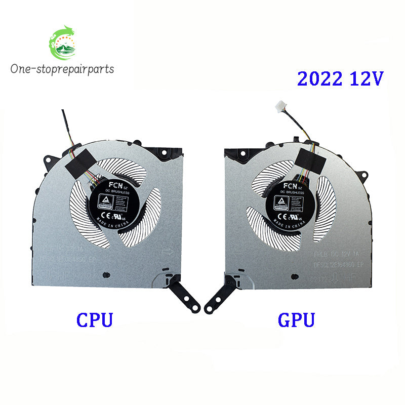 NEW Original Laptop CPU GPU Cooling Fan For FOR LENOVO Legion R9000P Y9000P 2022 12V Lenovo laptop repair parts