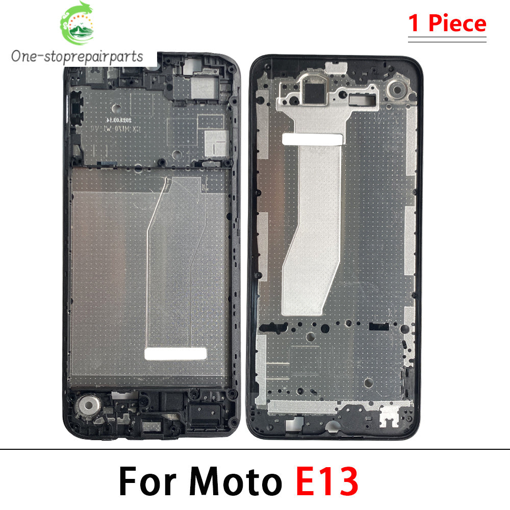 Front Housing LCD Display Bezel Middle Frame For Motorola Moto E13 E20 E22 E32 E32s E40 E6 E6s E7 Play Plus Power Motorola phone repair parts
