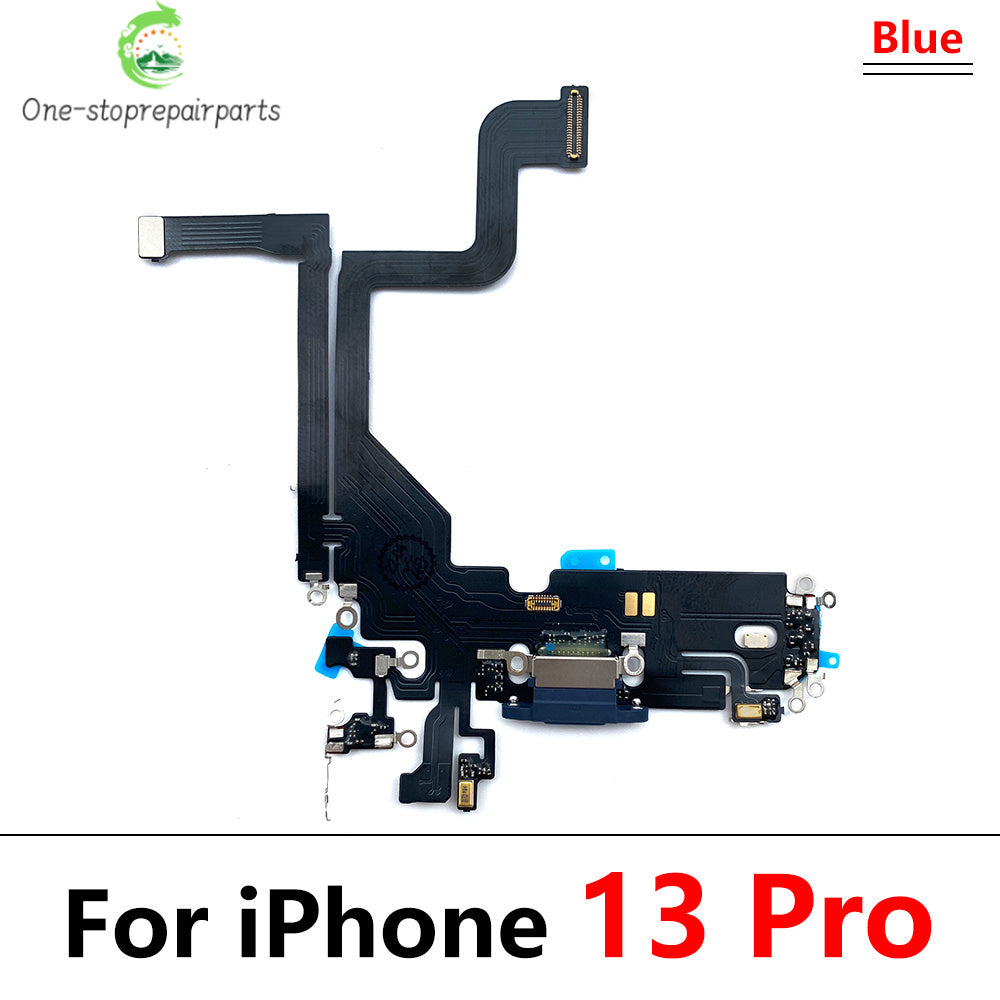 New For iPhone 13 Pro 13Pro Max Mini Dock Connector Micro USB Charger Charging Port Flex Cable Microphone Board iPhone phone repair parts