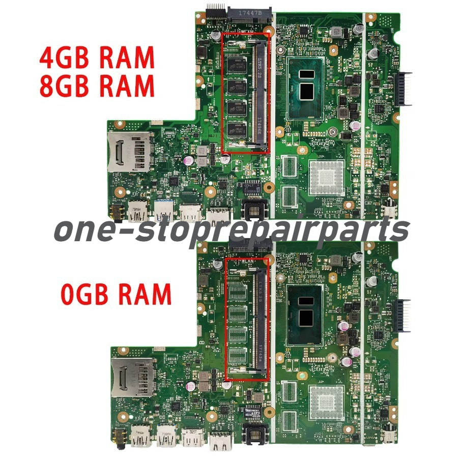 X541UAK Mainboard For ASUS X541UJ X541UA X541U F541U A541U X541UV Laptop Motherboard CPU I3 I5 I7 6th/7th Gen 0G/4G/8G-RAM ASUS laptop repair parts