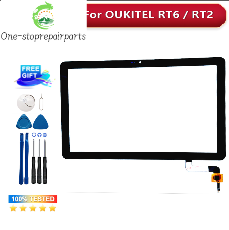 Original Touch Screen Glass for Oukitel RT6 AND RT2 Android 13 Rugged Tablet PC 10.1' Glass Touch Screen Replacement Other brand Phone repair parts Other brand Tablet repair parts