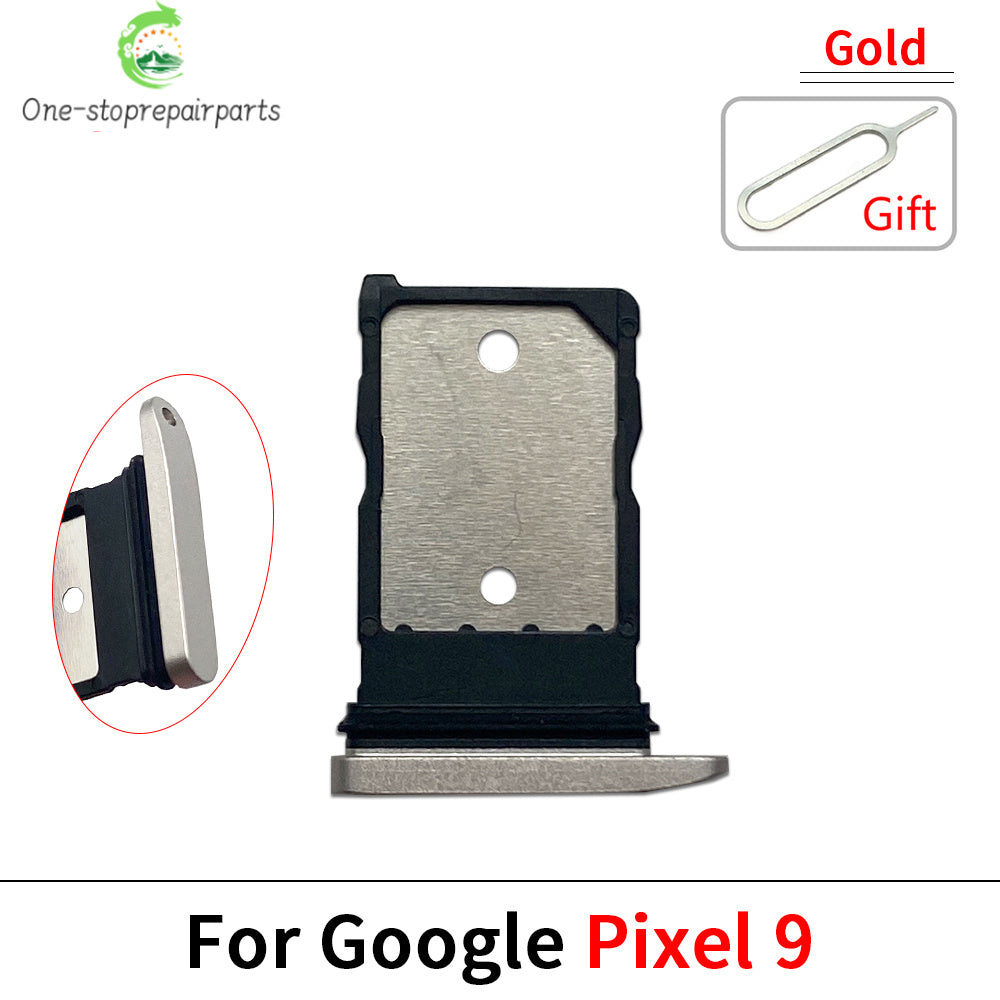 10Pcs, New For Google Pixel 9 / Pixel 9 Pro / Pixel 9 Pro XL SIM Card Slot SD Card Tray Holder Adapter Google Pixel phone repair parts