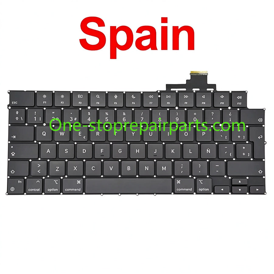 New Laptop Keyboard For MacBook Air 13.6" 15" A2681 A2941 A3113 A3114 Keyboard US UK English French German Spain EU 2022 2024 Macbook repair parts