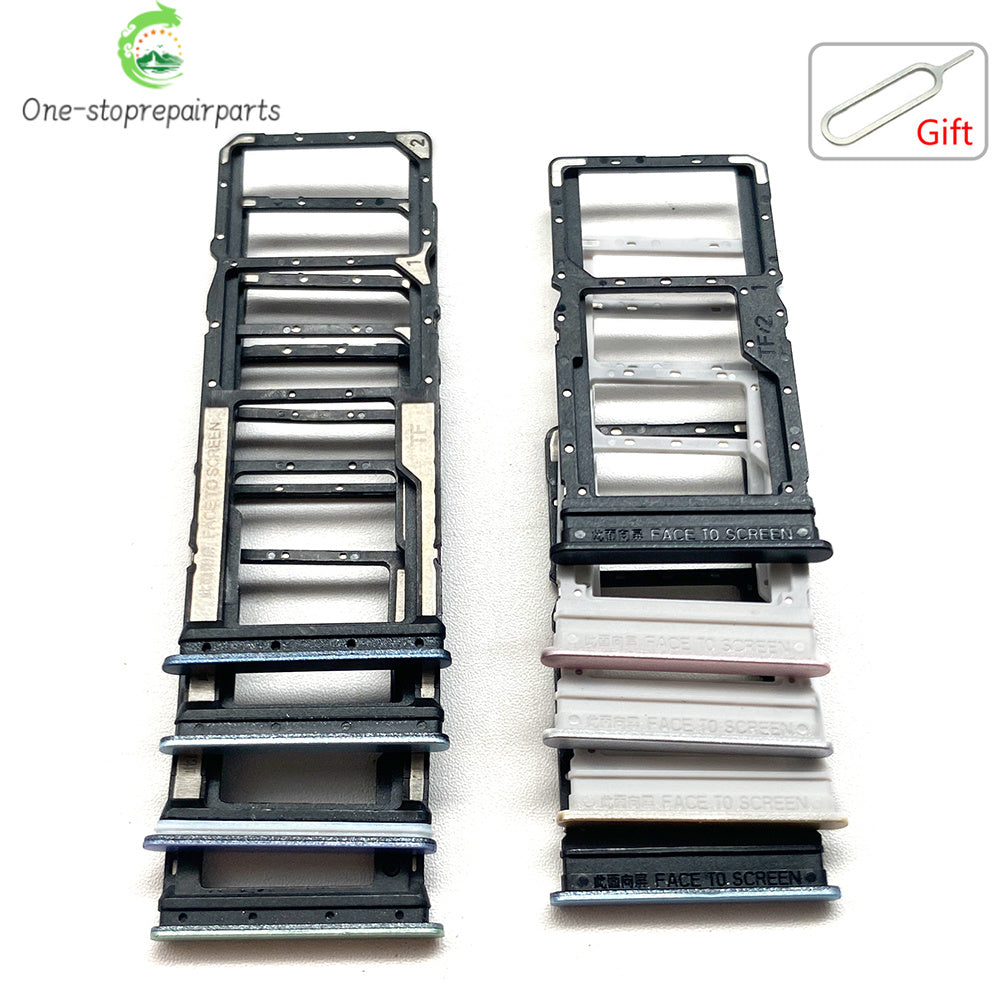 New SIM Card Slot SD Card Tray Holder Adapter For Xiaomi Redmi 12 12C 13 13C 14C Replacement Parts Xiaomi  Xiao mi phone repair parts