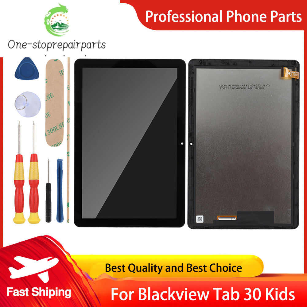 New Original LCD Display For Blackview Tab 30 Kids Tab 30 WIFI Touch Screen Digitizer With Frame Assembly Replacement Free Tools Other brand Tablet repair parts