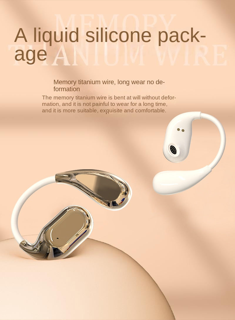 Accessories New ear-hanging wireless bluetooth headset, noise reduction, open non-ear high sound quality, long battery life