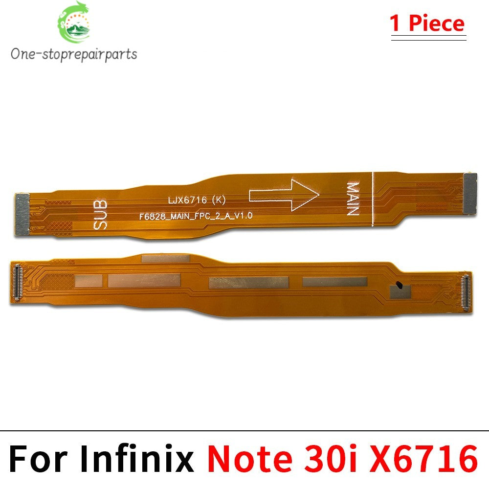 10Pcs, Main Board Motherboard Connector Board Flex Cable For infinix Note 10 11 12 30 30i 40 Pro G96 VIP 4G 5G X693 X663 X697  infinix phone repair parts