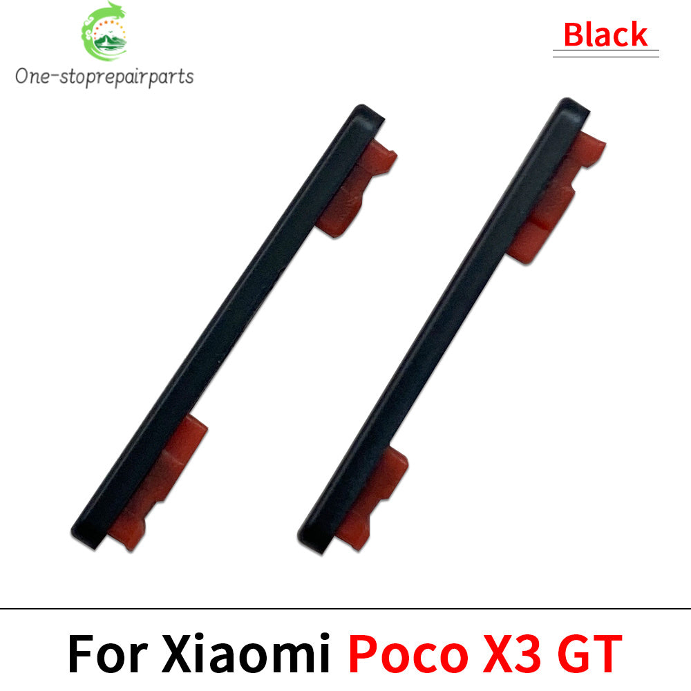 10Pcs, Side Power Button + Volume Side Button For Xiaomi Mi Poco X3 Pro GT M3  Xiaomi  Xiao mi phone repair parts