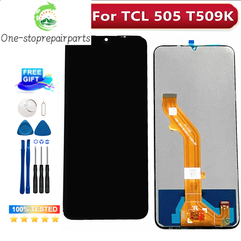 Original Tested 6.75" For TCL 505 4G T509K LCD Display Screen Touch Panel Digitizer For TCL 505 T509K 4G LCD Sesnor TCL phone repair parts