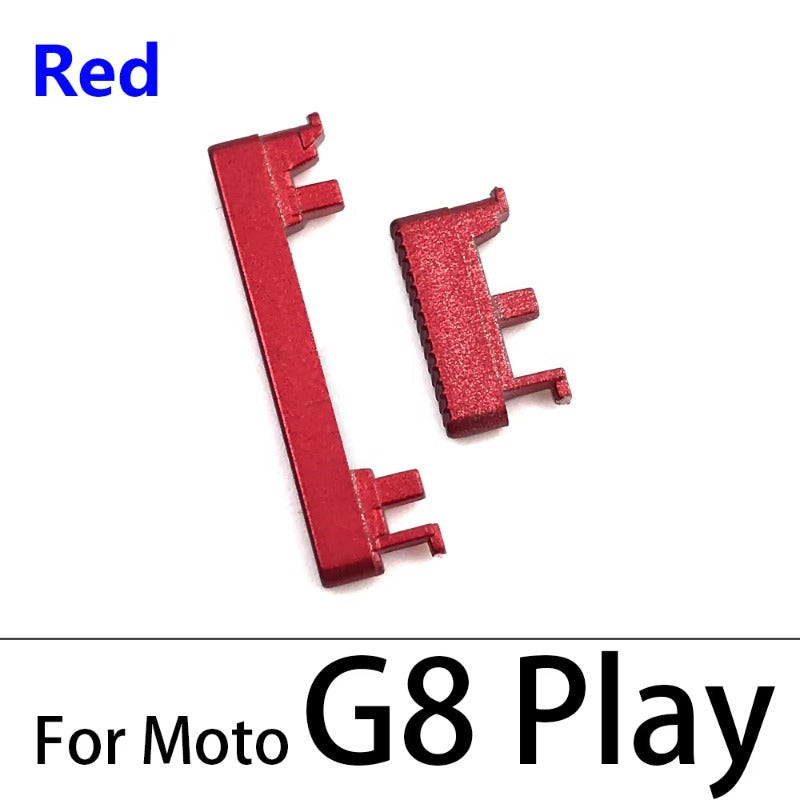 10Pcs/Lot, New For Motorola Moto G8 G9 Plus Play Power Lite Power Button + Volume Side Button Replacement Parts Motorola phone repair parts
