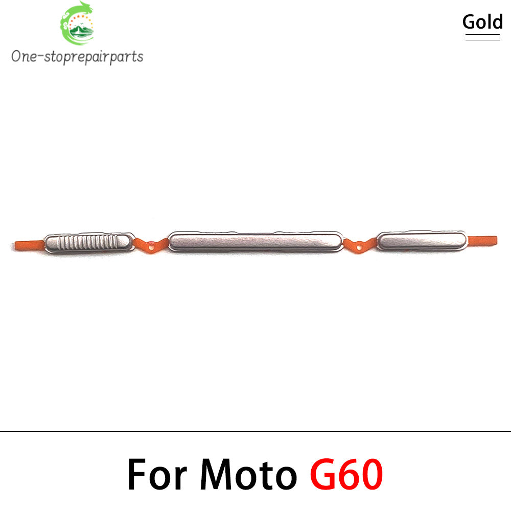 For Motorola Moto G10 G20 G30 G60 G60s G31 G71 G51 5G Power Button + Volume Side Button Replacement Parts Motorola phone repair parts