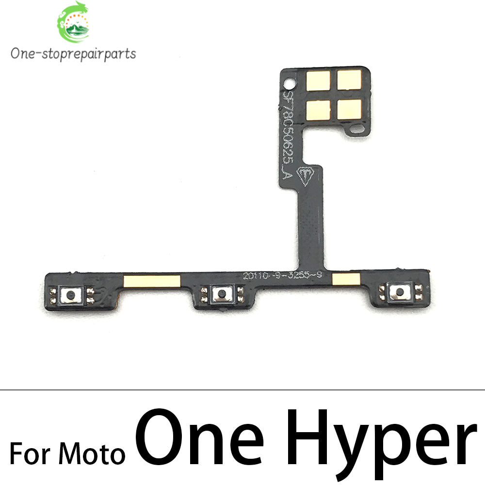 Power Volume Flex For Motorola For Moto One Zoom Hyper Vision Action Macro Fusion Plus / One 5G Power Button Flex Cable Motorola phone repair parts