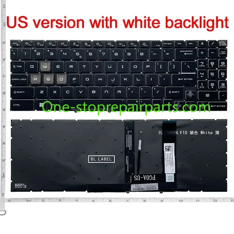 US NEW Laptop Keyboard For MSI VECTOR GP68HX 13V GP68 GE68 GP78 GE78 GE78HX GS77 GT77HX MS-17S1 15H1 15H2 15K1 15HK 1585 1583 MSI laptop repair parts