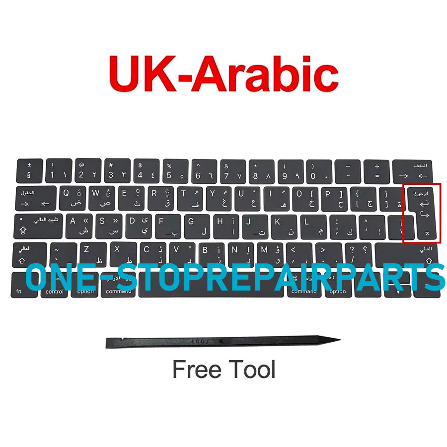New A1989 A1990 Keyboard keys keycap for Macbook Pro Retina laptop key cap 2018 2019 Year Macbook repair parts