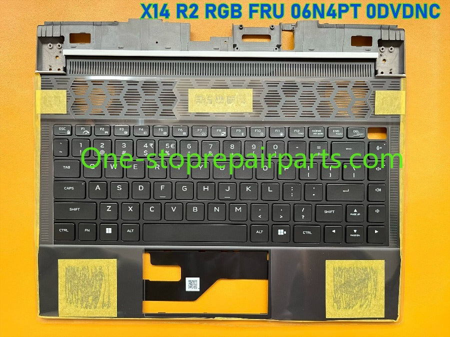 Palmrest RGB keyboard assembly for Dell Alienware X14 R1 R2 08Y37D 052P24 06N4PT 0DVDNC upper case topcase keyboard assembly Dell Laptop repair parts