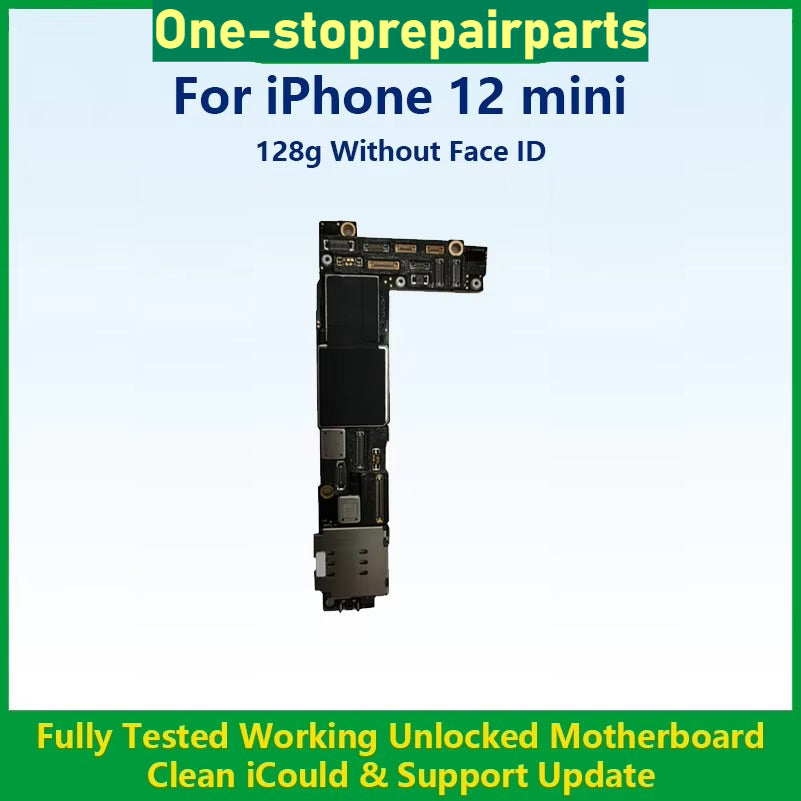 Fully Tested Working Well Motherboard For iPhone 12 Pro Max With/Without Face ID Cleaned iCloud And Support Update Logic Board iPhone phone repair parts