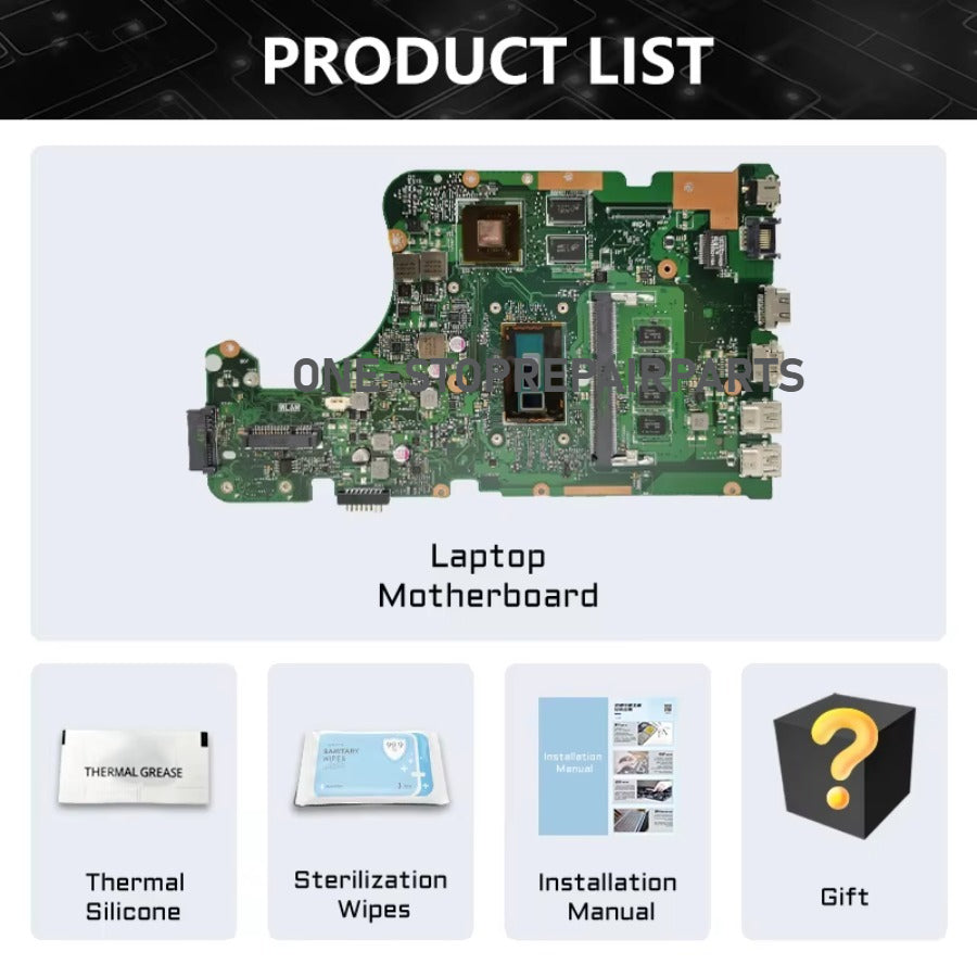 X555L A555L K555F F555L Mainboard For ASUS X555LD X555LP X555LN X555LB X555LI X555LF X555LJ X555LDB Laptop Motherboard i3 i5 i7 ASUS laptop repair parts