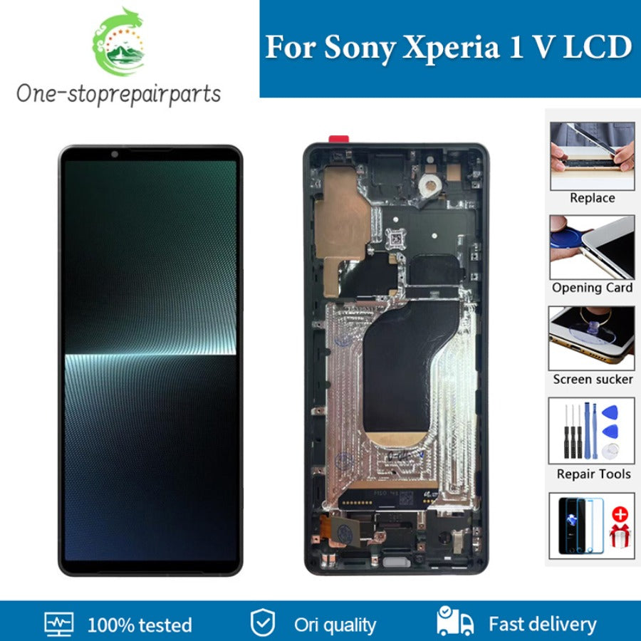 6.5"Original OLED For Sony Xperia 1 V LCD Display Touch Screen Digitizer Assembly For Sony x1V XQDQ62/B XQ-DQ72 Screen Replace Sony phone repair parts