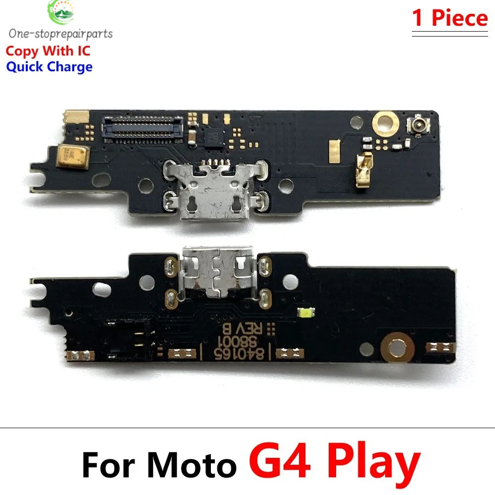 10Pcs/Lot, Dock Connector Micro USB Charger Charging Port Flex Cable Microphone Board For Moto G4 G5 G9 G8 G7 G6 Play Plus Power Motorola phone repair parts