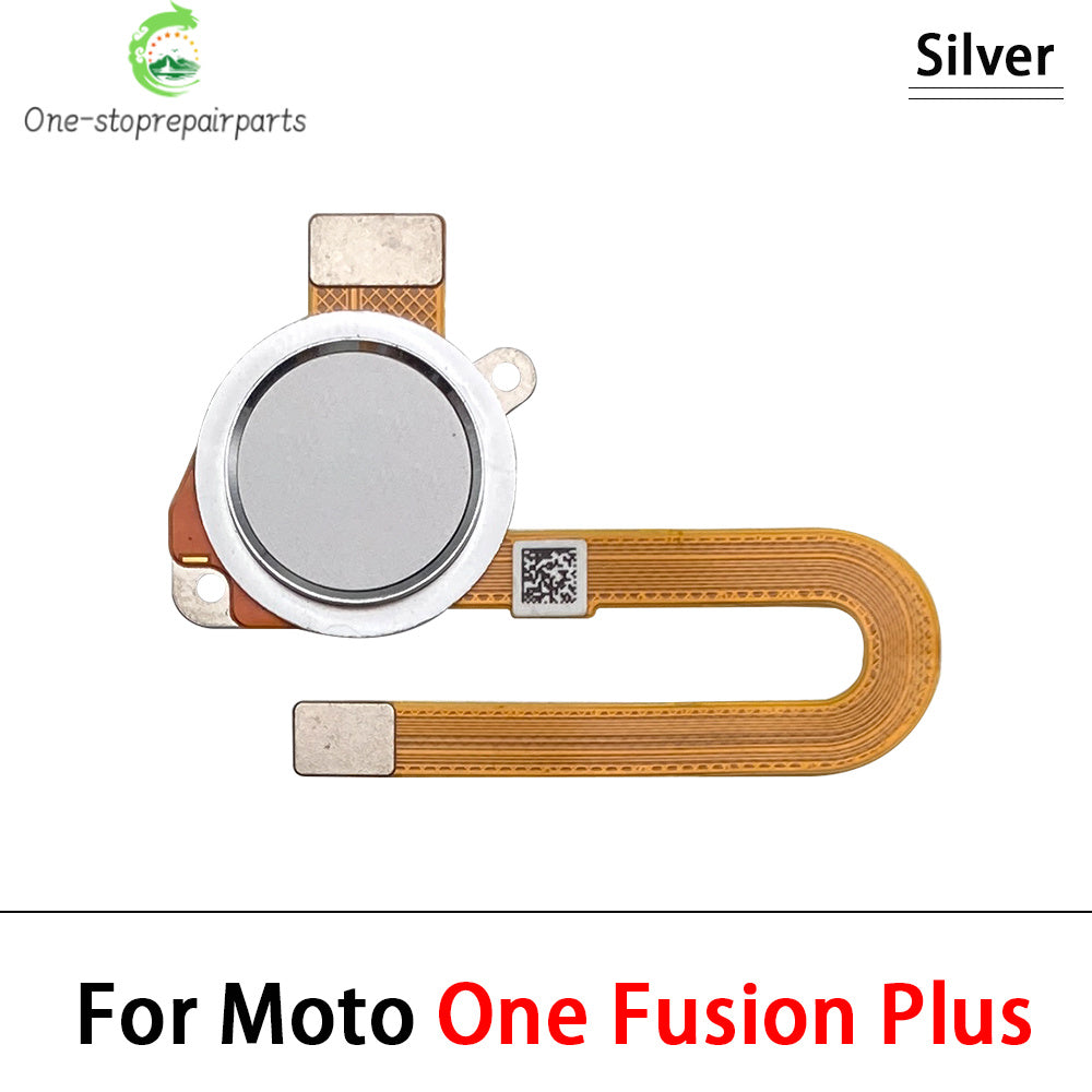 10Pcs, New For Motorola Moto One Vision Action Hyper Macro Fusion Plus Home Button FingerPrint Touch ID Sensor Flex Cable Motorola phone repair parts