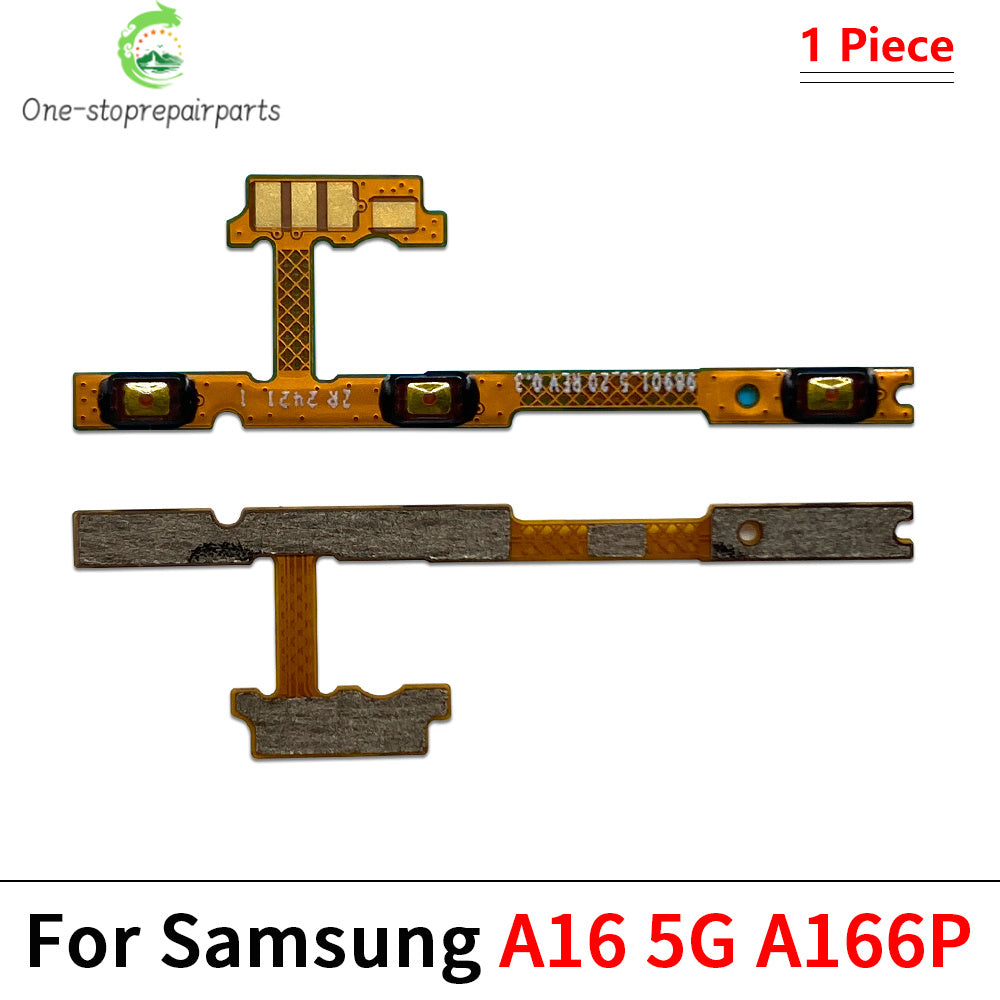 10Pcs, Power On Off Volume Side Button Flex Cable For Samsung A05 A05s A06 A06s A15 A16 A25 A35 A55 4G 5G Replacement Parts Samsung phone repair parts