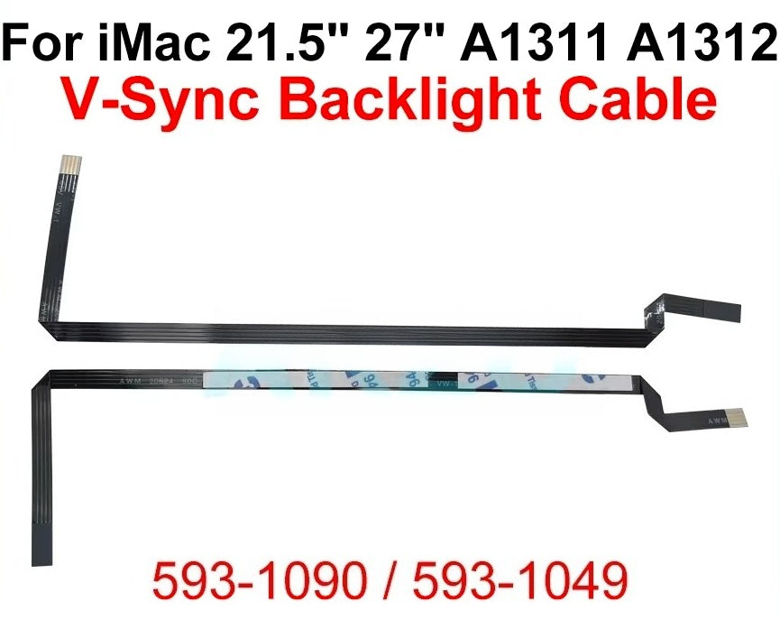 New For iMac 21.5" A1311 2009 593-1090 iMac 27" A1312 2009 593-1049 V-Sync Inverter LCD Backlight Flex Cable iMac repair parts