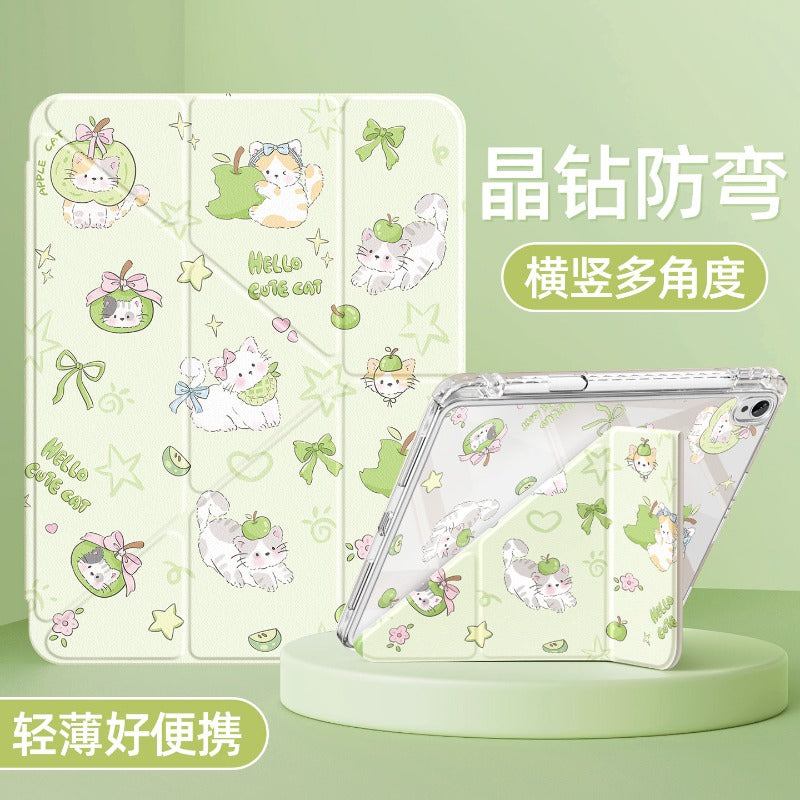 For Huawei matepad11.5s tablet case 115s protective case 2026 new air12 |/2024 magnetic buckle pro2025 with pen slot se10.4 soft light version 10.8 apple kitten Tablet Accessories