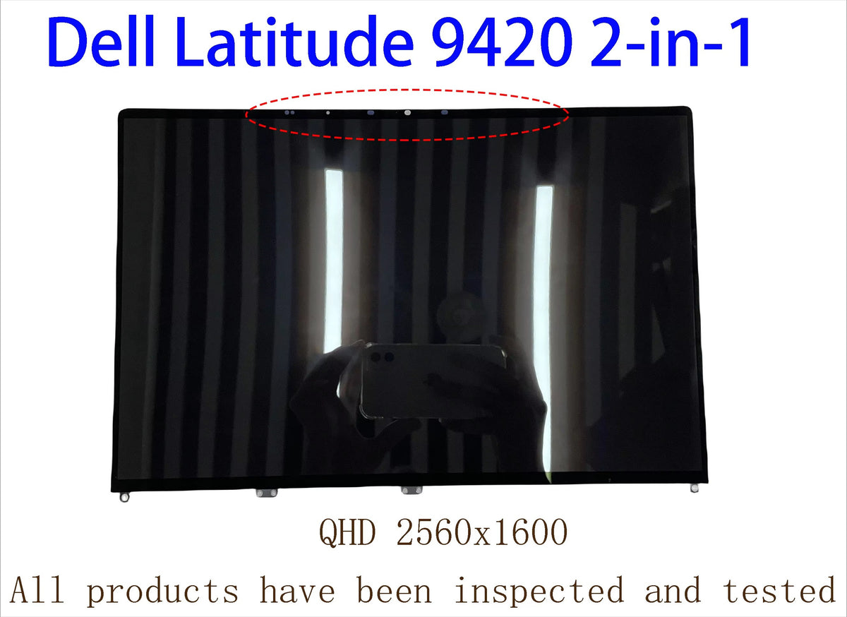 14 Inch For Dell Latitude 9420 2-in-1 LCD Touch Screen Assembly Laptop Display IPS Panel DP/N 0X7F7W QHD 2560x1600 Dell laptop repair parts