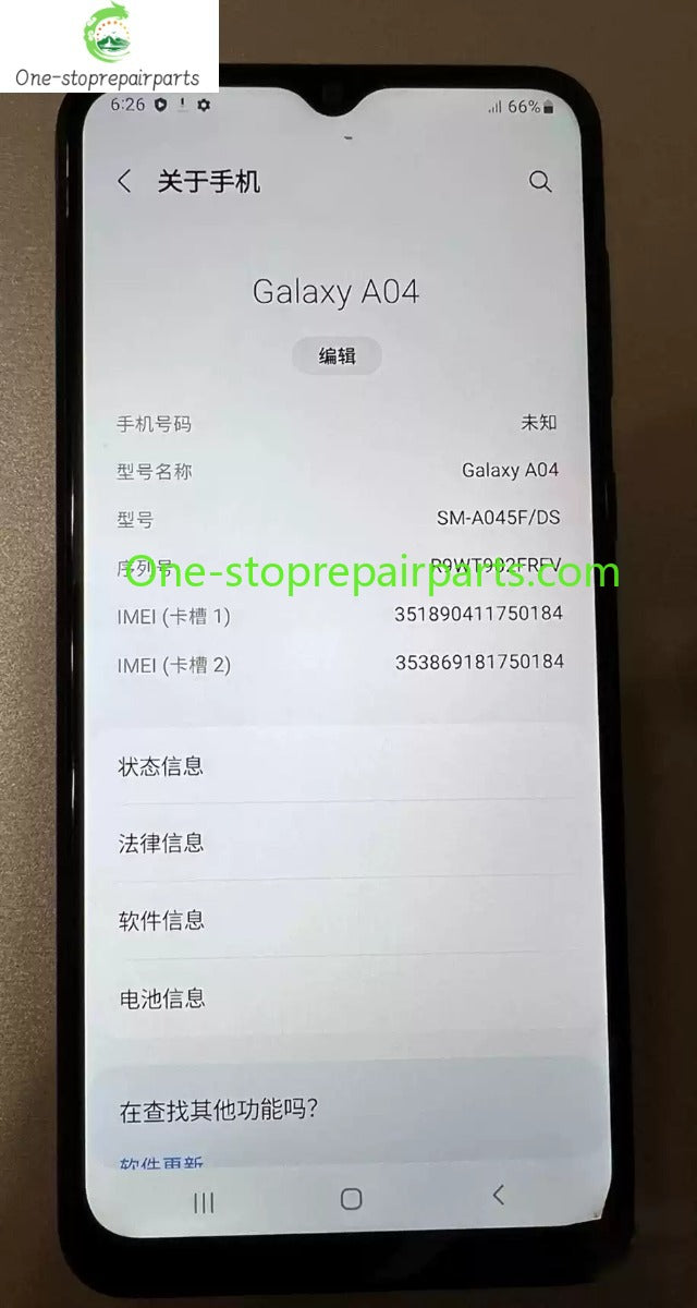 Original LCD Touch screen assembly for Samsung A045/A04 LCD screen assembly touch display glass  digitizer screen assembly