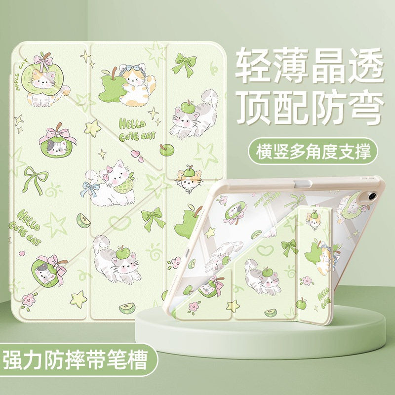 For Huawei matepad11.5s tablet case 115s protective case 2026 new air12 |/2024 magnetic buckle pro2025 with pen slot se10.4 soft light version 10.8 apple kitten Tablet Accessories