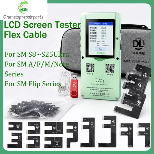 DL400 Pro LCD Tester Flex Cable For Samsung Galaxy Z Flip4 S25 Ultra S21 S22 S23 S24 LCD Display Screen Touch True Tone Repair Professional Repair Tools