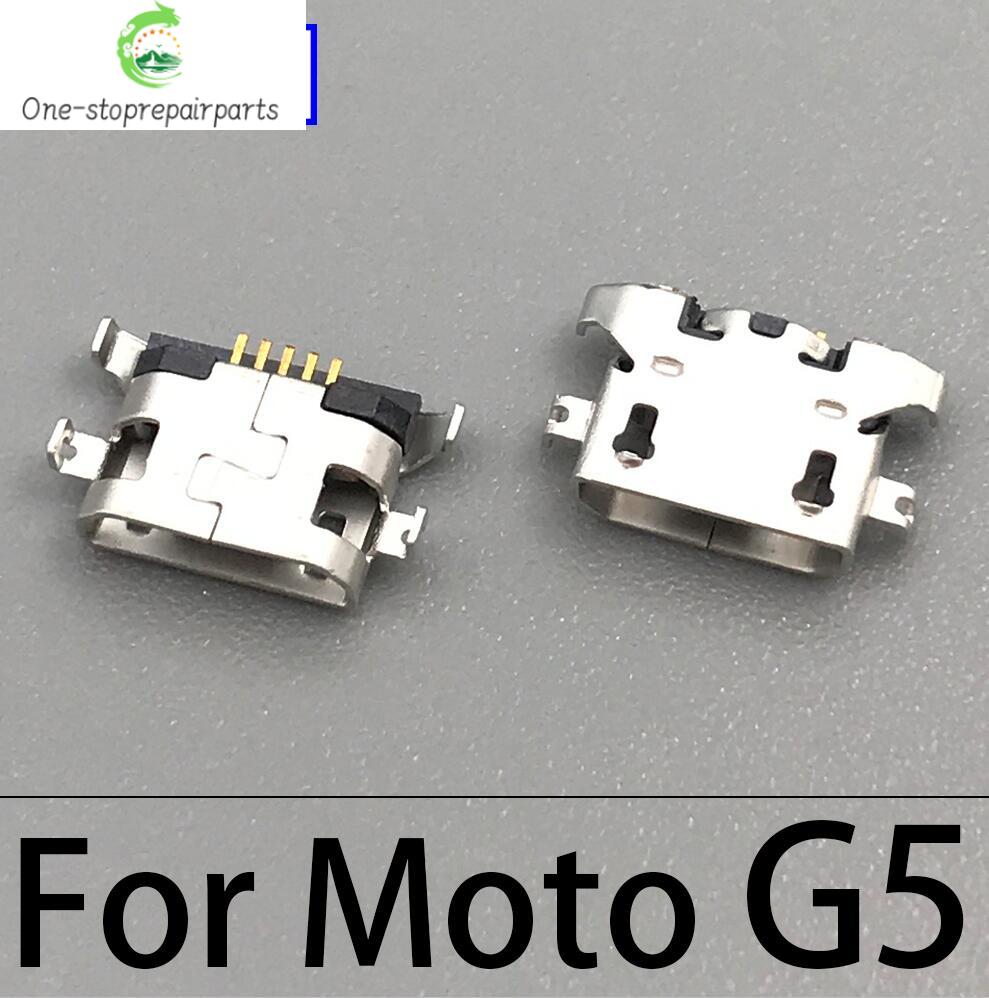 10Pcs USB Charging Port Connector Charge Jack Socket Plug Dock For Motorola Moto G9 G5 G5S G6 G7 Plus G8 Power Play Plus Lite Motorola phone repair parts