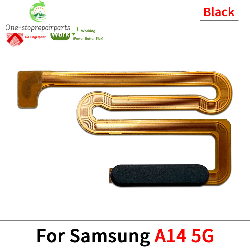 10Pcs, Home Button FingerPrint Touch ID Sensor Flex Cable Ribbon For Samsung A04s A13 A14 A24 A34 A54 4G 5G Replacement Parts Samsung phone repair parts