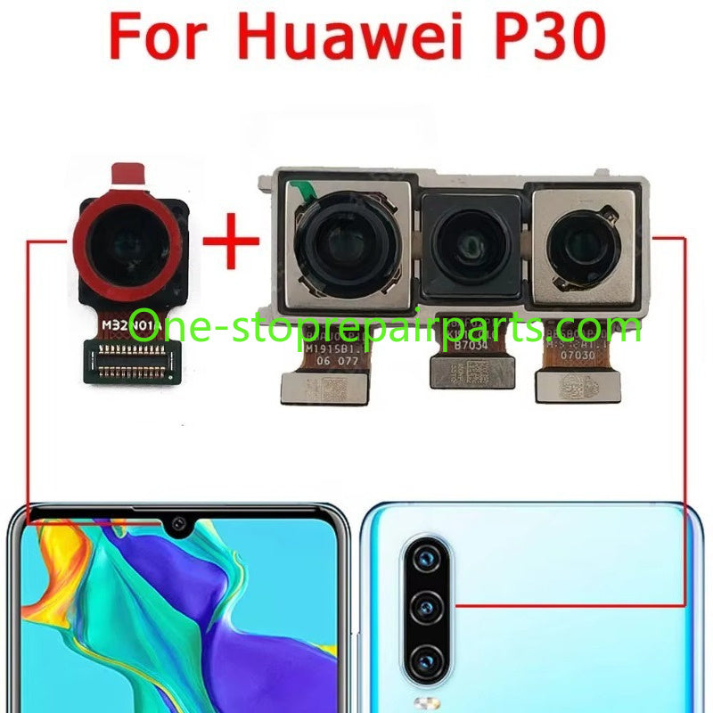 Front Rear Back Camera For Huawei P30 Lite Pro P30Lite P30Pro Main Facing Camera Module Flex HUAWEI phone repair parts