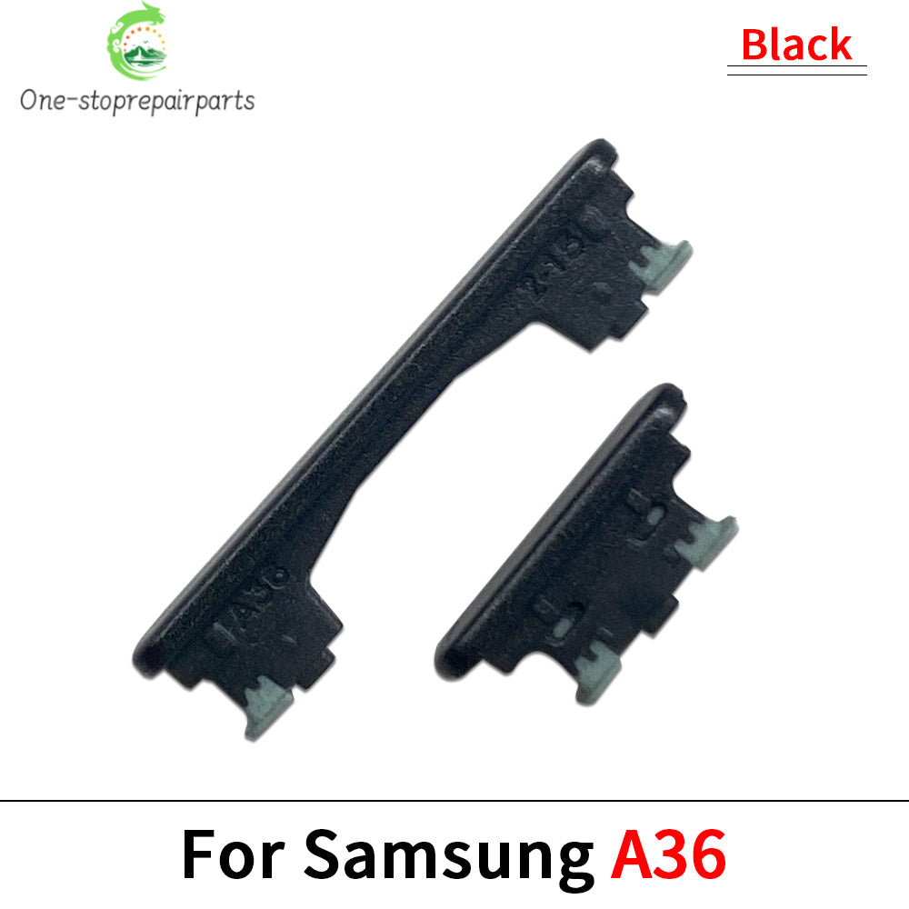 10Pcs, Power Button Volume Side Button For Samsung A06 A16 A26 A36 4G 5G Replacement Parts Samsung phone repair parts