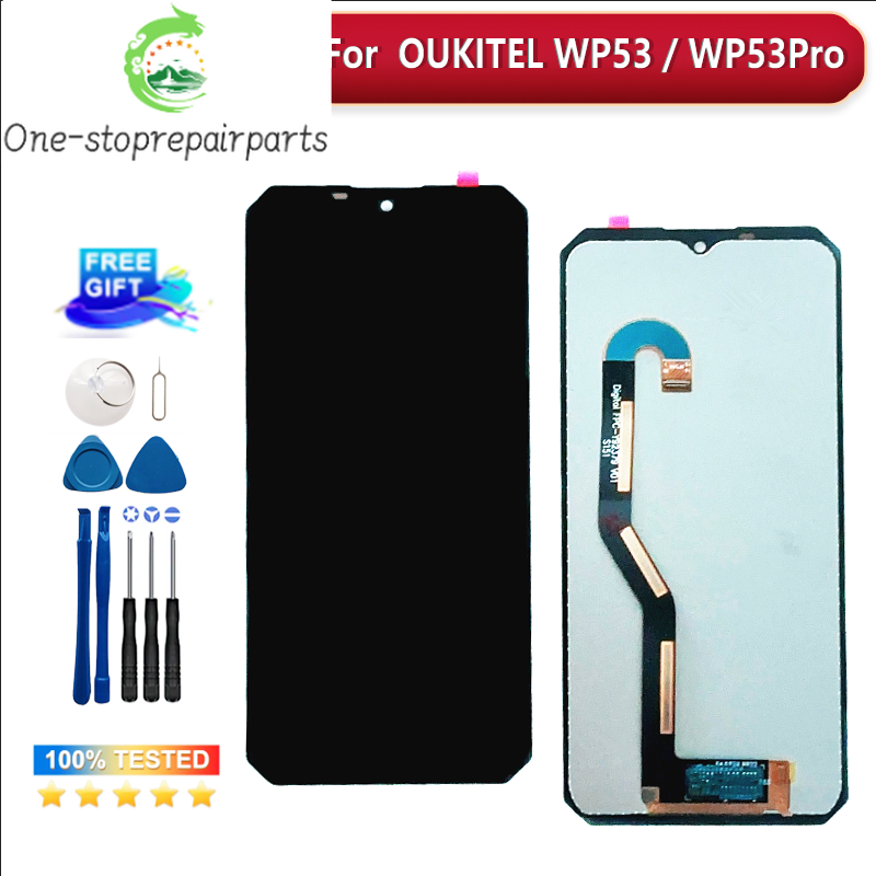 Original New For OUkitel WP53 WP53S WP53 Pro LCD&Touch Screen Digitizer Display Screen OUkitel WP53 Pro LCD DISPLAY Assembly Other brand Phone repair parts