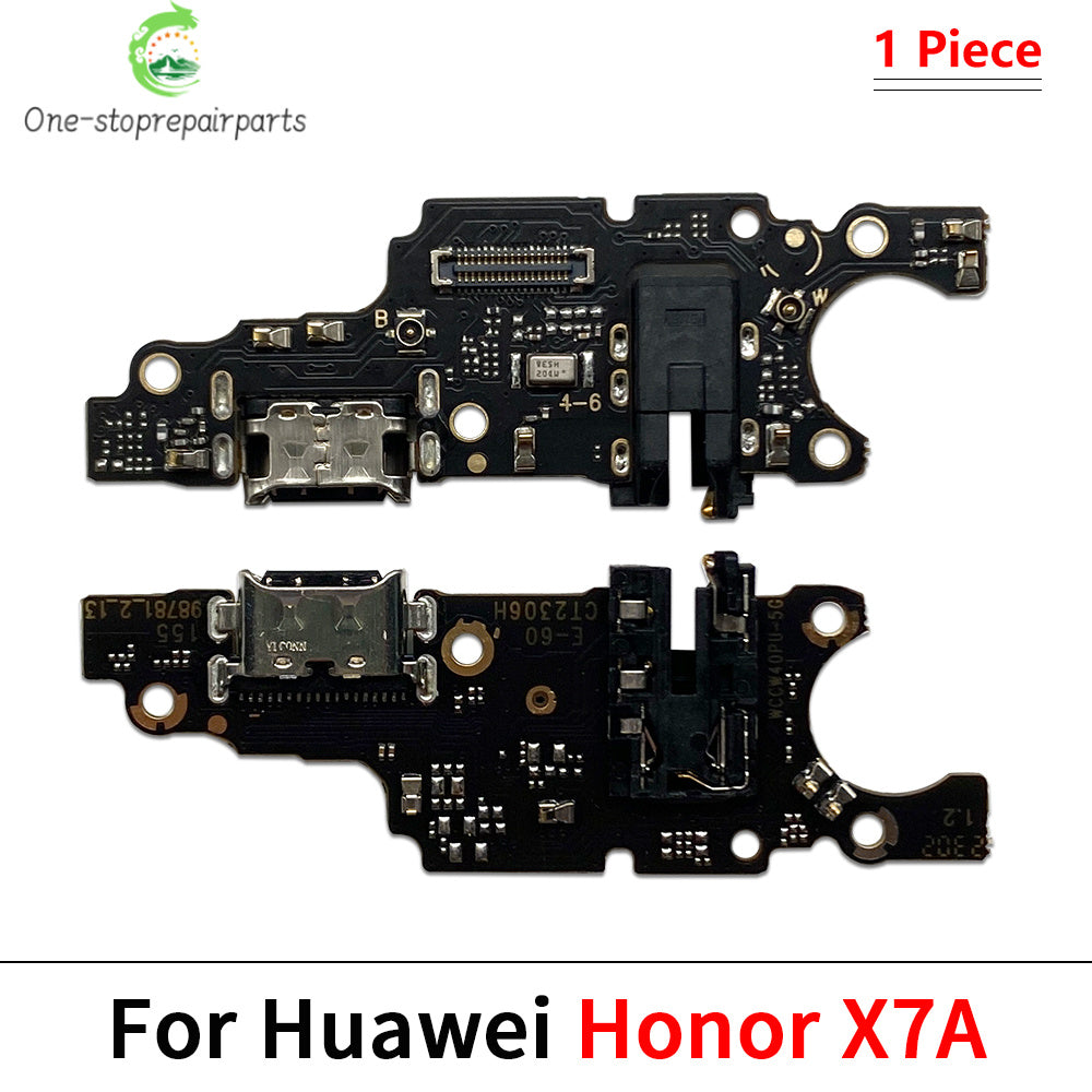 USB Charging Port Mic Microphone Dock Connector Board Flex Cable For Huawei Honor X7 X7A Nova 10 Se Y60 Y61 Y70 Y71 Y90 Huawei phone repair parts