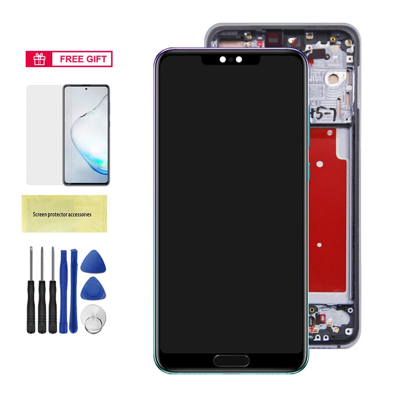Screen for Huawei P20 Pro CLT-L09 CLT-L29 Lcd Display Touch Screen Digitizer Assembly with Frame for Huawei P20 Pro Replacement HUAWEI phone repair parts