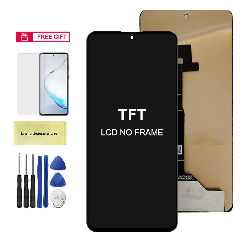 Screen for Xiaomi Redmi Note 13 Pro 4G 23117RA68G 2312FPCA6G Lcd Display Digital Touch Screen for Redmi Note 13 Pro 4G Assembly Xiaomi phone repair parts